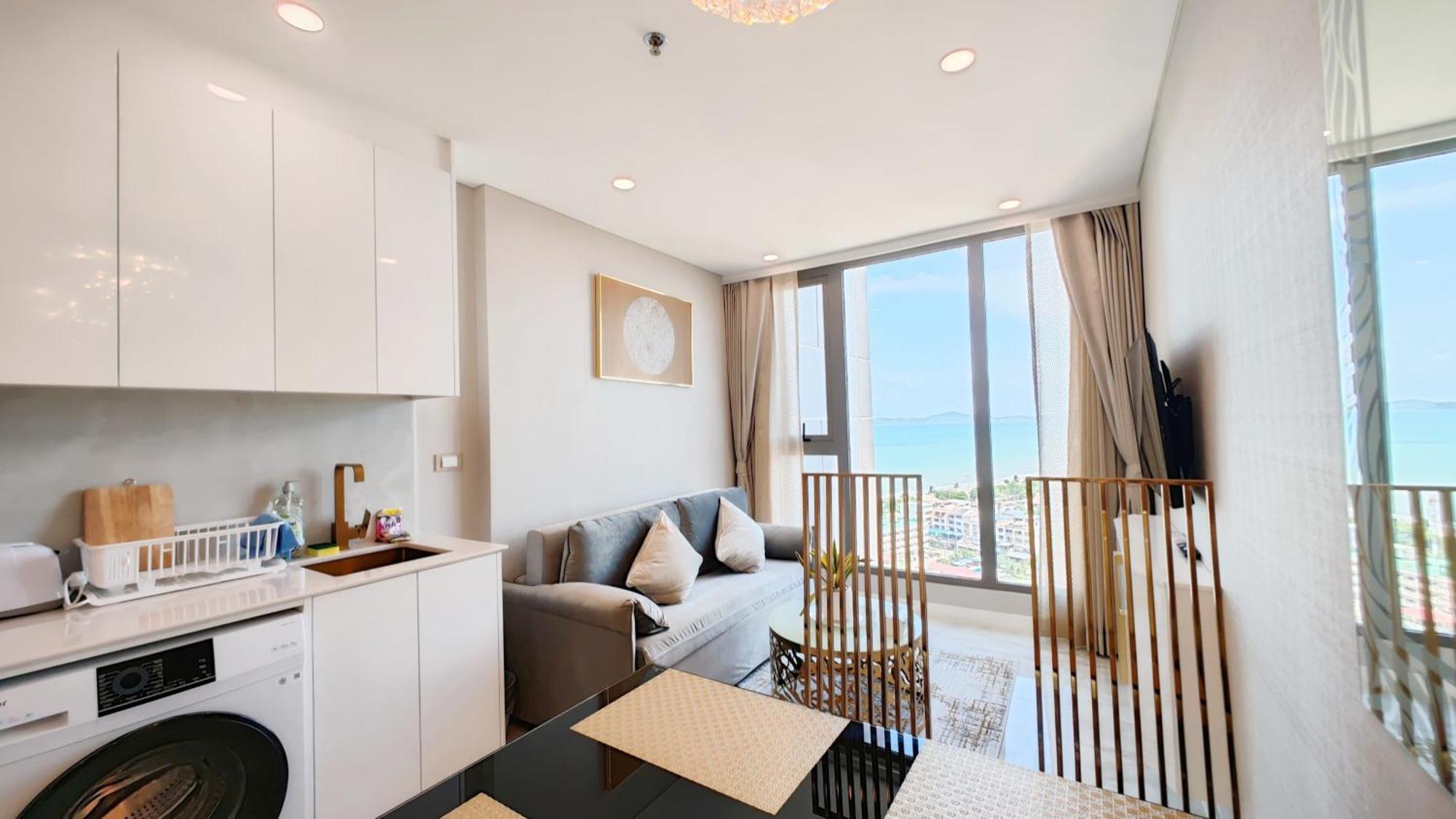 Apartmán The Astra Sky River Jomtien pláž Exteriér fotografie